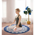 Round Meditation Pilates Natural Rubber Non-Slip yoga mat